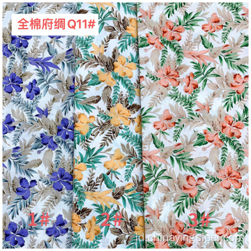 100% Cotton Plain Poplin Digital Digital Printed Fabric